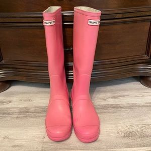 Pink Hunter Boots (GOOD CONDITION)